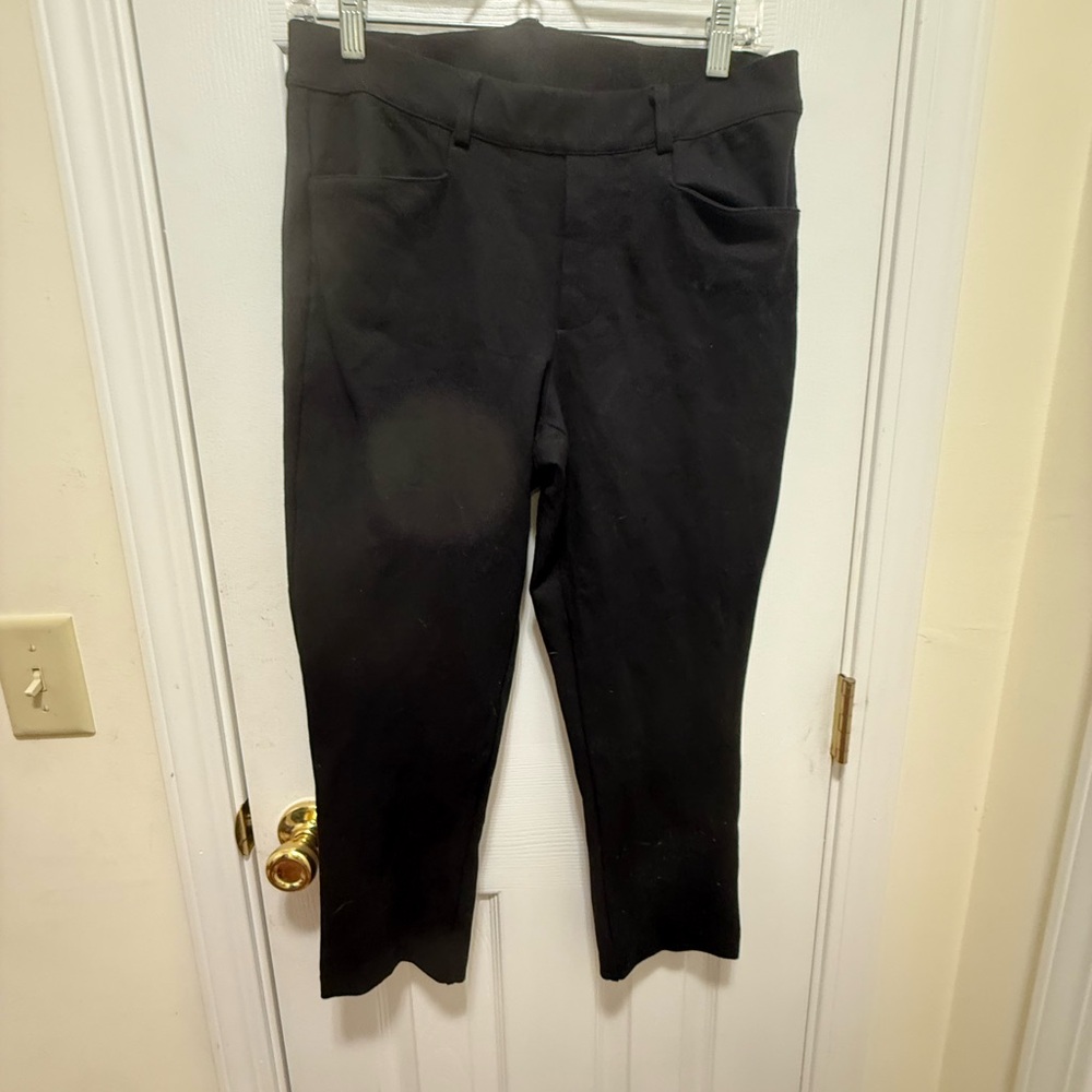 Grace and Lace Work Wear Ankle Pants Black Cropped Pants size 10/12
